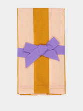 La DoubleJ Contrada Orange in Panama Large Napkins Set of 2