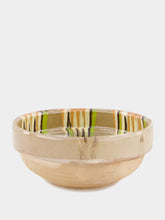 Madam Stoltz Hand-Painted Earthenware Taupe Bowl