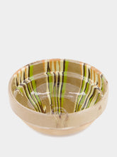 Madam Stoltz Hand-Painted Earthenware Taupe Bowl