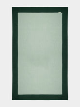 Borgo Delle Tovaglie Bauhaus Linen Large Tablecloth in Sage and Boxwood