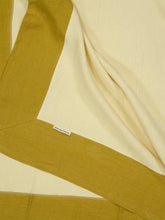 Borgo Delle Tovaglie Bauhaus Linen Large Tablecloth in Mustard and Ivory