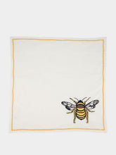 Les Ottomans Embroidered Bee Napkin