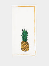 Les Ottomans Embroidered Pineapple Napkin