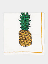 Les Ottomans Embroidered Pineapple Napkin