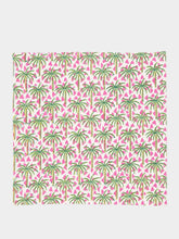 Les Ottomans Cotton Napkin with Palm Print