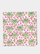 Les Ottomans Cotton Napkin with Palm Print