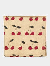 Les Ottomans Cotton Napkin with Cherry Print