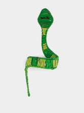 Coro Cora Green Snake Iraca Napkin Ring