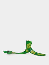 Coro Cora Green Snake Iraca Napkin Ring