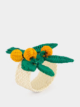 Coro Cora Orange Branch Napkin Ring