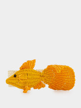 Coro Cora Orange Toquilla Palm Fish Napkin Ring