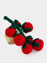 Coro Cora Red Toquilla Palm Tomato Branch Napkin Ring