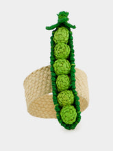 Coro Cora Green Toquilla Palm Peas Napkin Ring