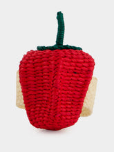 Coro Cora Red Toquilla Palm Bell Pepper Napkin Ring