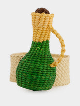 Coro Cora Dark Green Toquilla Palm Olive Oil Napkin Ring