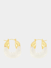 Lizzie Fortunato Mini Organic Hoops in Clear