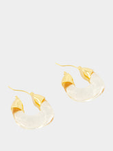 Lizzie Fortunato Mini Organic Hoops in Clear