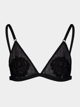 Dolce & Gabbana Tulle and Lace Triangle Bra