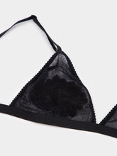 Dolce & Gabbana Tulle and Lace Triangle Bra