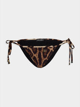 Dolce & Gabbana Leopard-Print String Bikini Bottoms