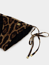 Dolce & Gabbana Leopard-Print String Bikini Bottoms