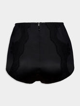 Dolce & Gabbana Black Satin Lace Briefs