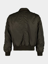 Tom Ford Military Green Satin Nylon Bomber
