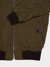 Tom Ford Dark Olive Suede Bomber Jacket