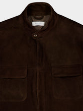 Boglioli Brown Suede Bomber Jacket