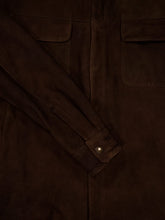 Boglioli Brown Suede Bomber Jacket