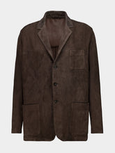 Boglioli Brown Suede Shirt Jacket