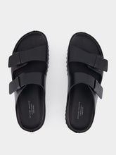 Officine Creative Agorà Black Leather Slides