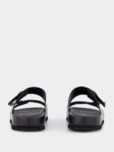 Officine Creative Agorà Black Leather Slides