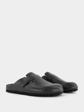 Officine Creative Agorà Dark Brown Leather Slides
