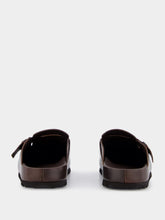 Officine Creative Agorà Dark Brown Leather Slides