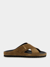 Officine Creative Brown Suede Agorà 011 Sandals
