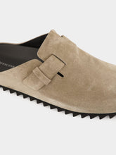 Officine Creative Grey Suede Agorà 012 Mule Sandals
