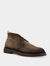 Officine Creative Dude Flexi 004 Brown Suede Chukka Boots