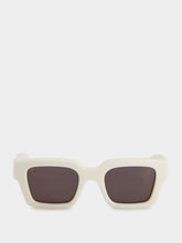 Off-White White Virgil Square Sunglasses
