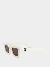 Off-White White Virgil Square Sunglasses