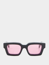 Off-White Black and Pink Virgil Square Sunglasses