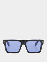 Off-White Black and Blue Lawton Square Sunglasses