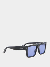 Off-White Black and Blue Lawton Square Sunglasses