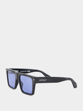 Off-White Black and Blue Lawton Square Sunglasses