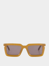 Off-White Mustard Yellow Tucson Sunglasses