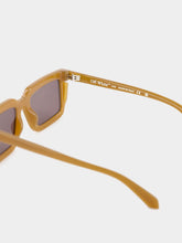 Off-White Mustard Yellow Tucson Sunglasses