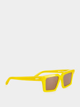 Off-White Yellow and Brown Windsor Sunglasses