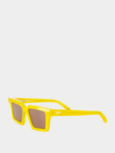 Off-White Yellow and Brown Windsor Sunglasses