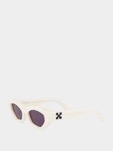 Off-White Hilo White Cat-Eye Sunglasses