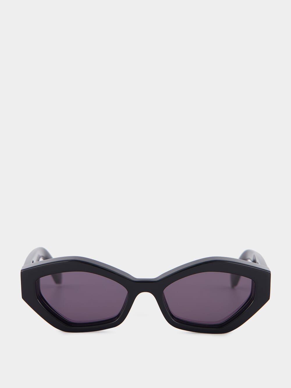 Off-White Hilo Cat-Eye Sunglasses Black‎ Pink Lens Acetate Made in Italy NEW Off-White Eyewear Hilo Sunglasses | Black | FARFETCH AU main image 2